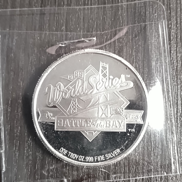 1989 World Series Battle of the Bay Coin - Picture 2 of 2